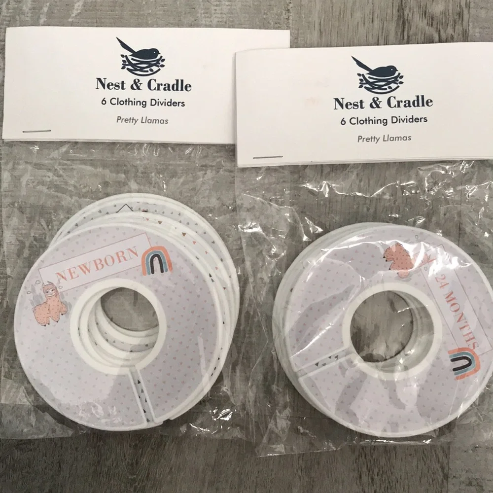 Pretty Llama Closet Dividers (Infant and Toddler)